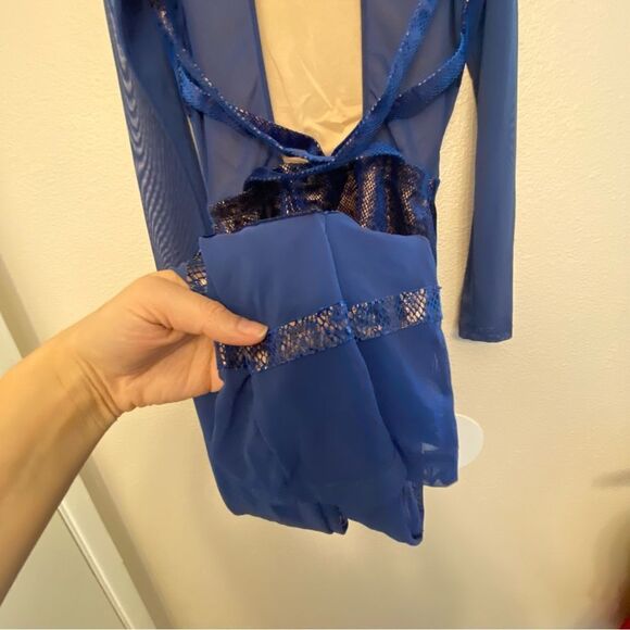 Revolution Tenth House Dance unitard solo costume PARALLAX TH22037 MA adult - Picture 6 of 12